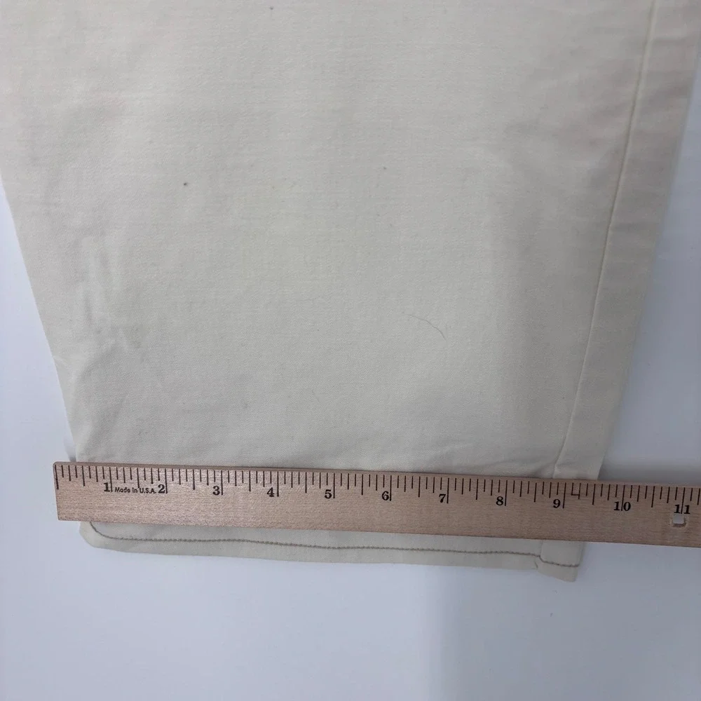 Horny Toad & Co Long Diana Pants Womens 10 Stone Beige Organic Cotton Chino